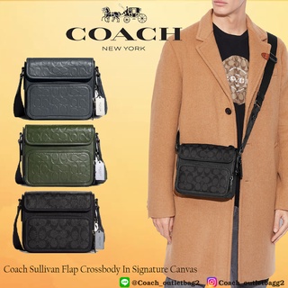 Coach Sullivan Flap Crossbody In Signature Canvas