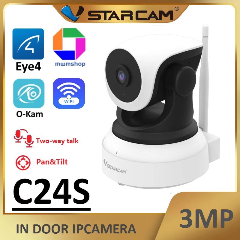 Vstarcam C24S กล้องวงจรปิดไร้สาย ความละเอียด 3MP(1296P) and IR CUT