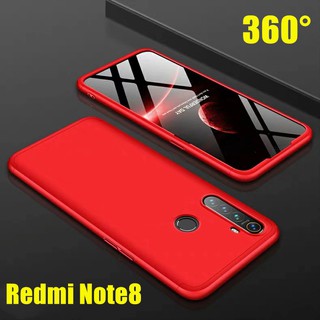 Case Redmi Note8 เคสเรดมี เคสประกบหน้าหลัง แถมฟิล์มกระจก1ชิ้น เคสแข็ง เคสประกบ 360 องศา สวยและบางมาก พร้อมส่ง