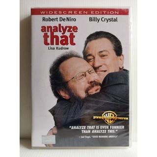 DVD : Analyze That (2002) ขับเครียดมาเฟียเส้นตื้น 2 " Robert De Niro, Billy Crystal "