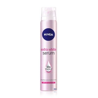Nivea Extra White Serum Spray นีเวีย เอ็กซ์ตร้า ไวท์ เซรั่ม สเปรย์ ลดเหงื่อและระงับกลิ่นกาย 100 มล.