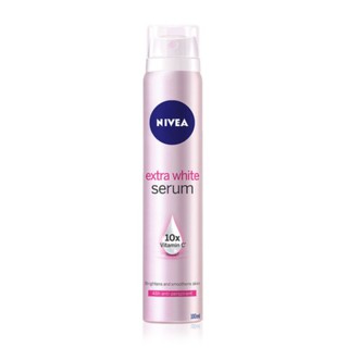 Nivea Extra White Serum Spray นีเวีย เอ็กซ์ตร้า ไวท์ เซรั่ม สเปรย์ ลดเหงื่อและระงับกลิ่นกาย 100 มล.