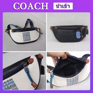 Coach F69303 กระเป๋าผู้ชาย กระเป๋ามีซิป  กระเป๋ากีฬา