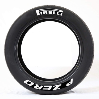 PIRELLI Universal personality car sticker tire sticker Wheel Sticker Motorcycle 3D English letter