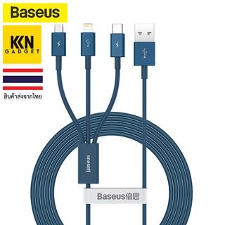 ❌มีของพร้อมส่ง❌ Baseus Rapid Series cable สายชาร์จ 3 in 1 for Iphone/ Micro/ Type-C