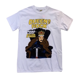 เสื้อยืดคอกลมทุกแบบcosmic Bkk “Freddie (Queen Of Rock) Tee”S-4XL