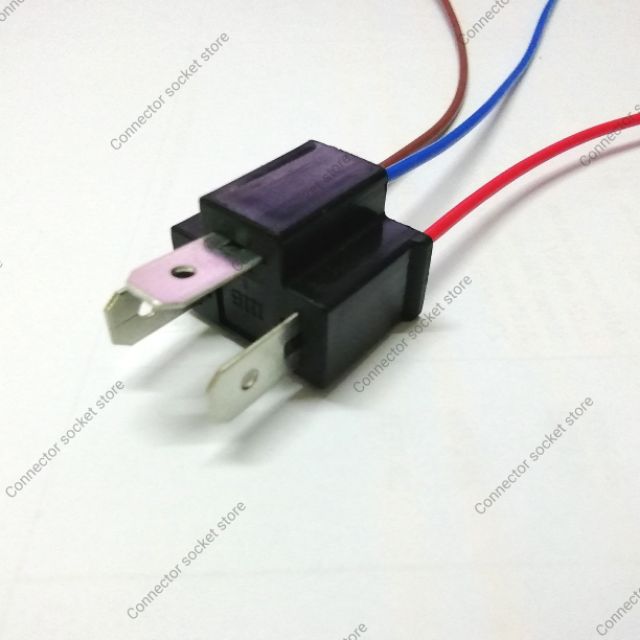 H4 Bulb Male Connector Socket 3PIN