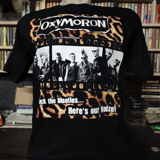 เสื้อยืด พิมพ์ลาย Oxymoron PUNK BAND Music สําหรับผู้ชาย