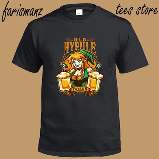 เสื้อยืดคอกลม ผ้าฝ้าย พิมพ์ลายโลโก้ The Legend of Zelda Old Hyrule ของขวัญวันเกิด สําหรับผู้ชาย xs-3xl 1สามารถปรับแต่งได