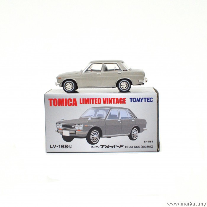 TOMICA LIMITED VINTAGE LV-168B BLUEBIRD SSS (สีเงิน) 69 ปี