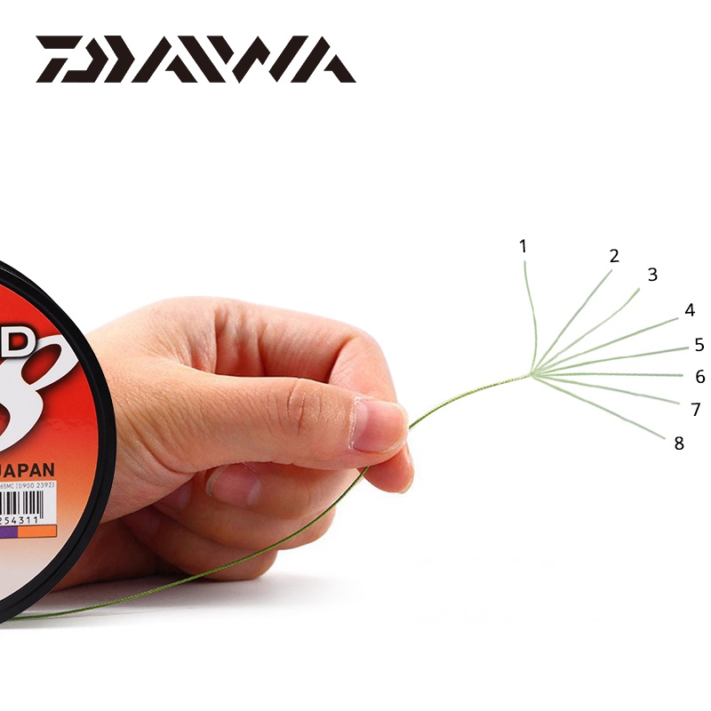 ญี่ปุ่น DAIWA J-BRAID GRAND สายตกปลา 135m/150m 8 Strands ถัก PE Line ตกปลาทะเล Tackle - รูปที่ 4