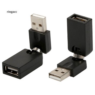 【RAC】อะแดปเตอร์แปลงสายเคเบิ้ล Usb 2.0 ตัวผู้ เป็นตัวเมีย 360o ปรับมุมได้