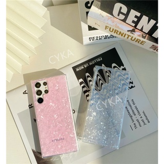 Ready To Ship เคสโทรศัพท์ Samsung Galaxy S22 Ultra / S22Plus Soft เคส GalaxyS22 Shiny Shell Sequins Protective Cover