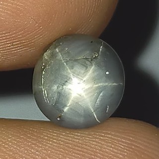 พลอย สตาร์ แซฟไฟร์ นิหร่า พม่า ดิบ ธรรมชาติ แท้ ( Natural Unheated Star Sapphire ) หนัก 3.60 กะรัต