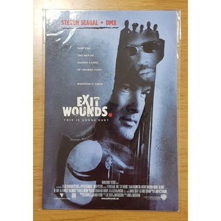 Exit Wounds โปสการ์ด Postcard ภาพยนตร์ ของแท้ EGV แบบเดียวกับ โปสเตอร์ ใบปิด หนัง หายาก