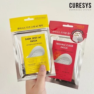 CURESYS Dark SPOT AC/TROUBLE CLEAR เคียวร์ซิส ดูดสิว บาง รอยสิว แผ่นแปะสิวไม่มีหัว แผ่นแปะสิวเกาหลี แผ่นแปะสิวหัวเข็ม