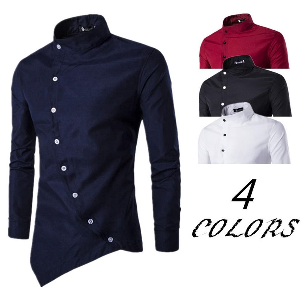 Kurta Viral 2018 เสื้อเชิ้ตผู้ชายแขนยาวลายสก็อต / Shirt Mens Shirt Shirt