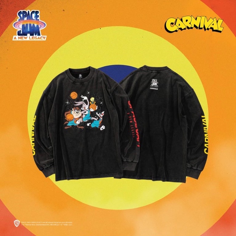 [ ของแท้ ] เสื้อยืด CARNIVAL x Space Jam: A New Legacy | CARNIVAL Collection T-SHIRT ไซส์ L