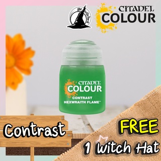 (Contrast) HEXWRAITH FLAME Citadel Paint แถมฟรี 1 Witch Hat