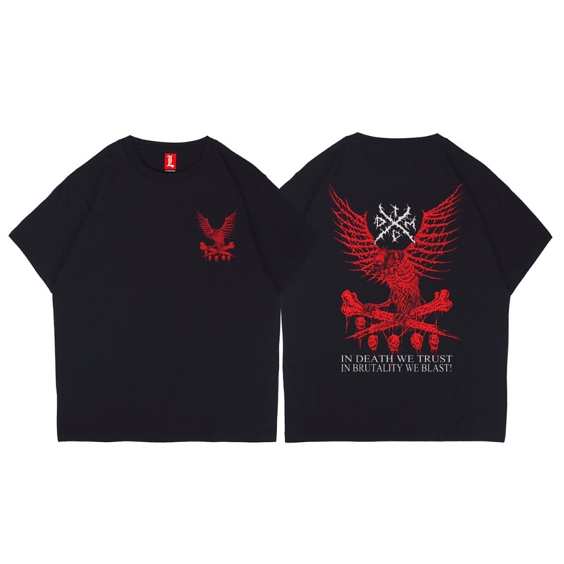 Original INDONESIAN DEATH METAL BIRDSBLEED โลหะเสื้อยืด DEATH โลหะเสื้อยืดโลหะ BAJU DEATH โลหะ BAJU