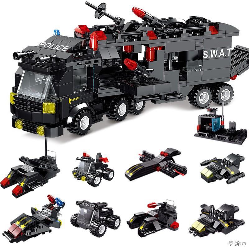ตัวต่อ✨เลโก้ ✨เลโก้ทหาร เลโก้คน เลโก้ตำรวจ เลโก้หุ่นยนต์ ของเล่นเด็ก เครื่องบินรบ รถถัง และ เฮลิคอปเตอร์  1000pcs W0083