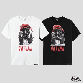 jc1o  4.4 SALE   ® เสื้อยืด Oversize รุ่น Tupac 2 Pac Bootleg สีดำ ขาว ( ลิขสิทธิ์แท้ ) เสื้อตัวใหญ่    คอสูง     อากาศ