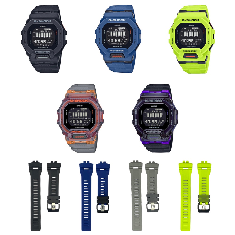 Casio G-Shock นาฬิกาข้อมือ /สายนาฬิกา รุ่น GBD-200,GBD-200UU (GBD-200-1,GBD-200-2,GBD-200-9,GBD-200S