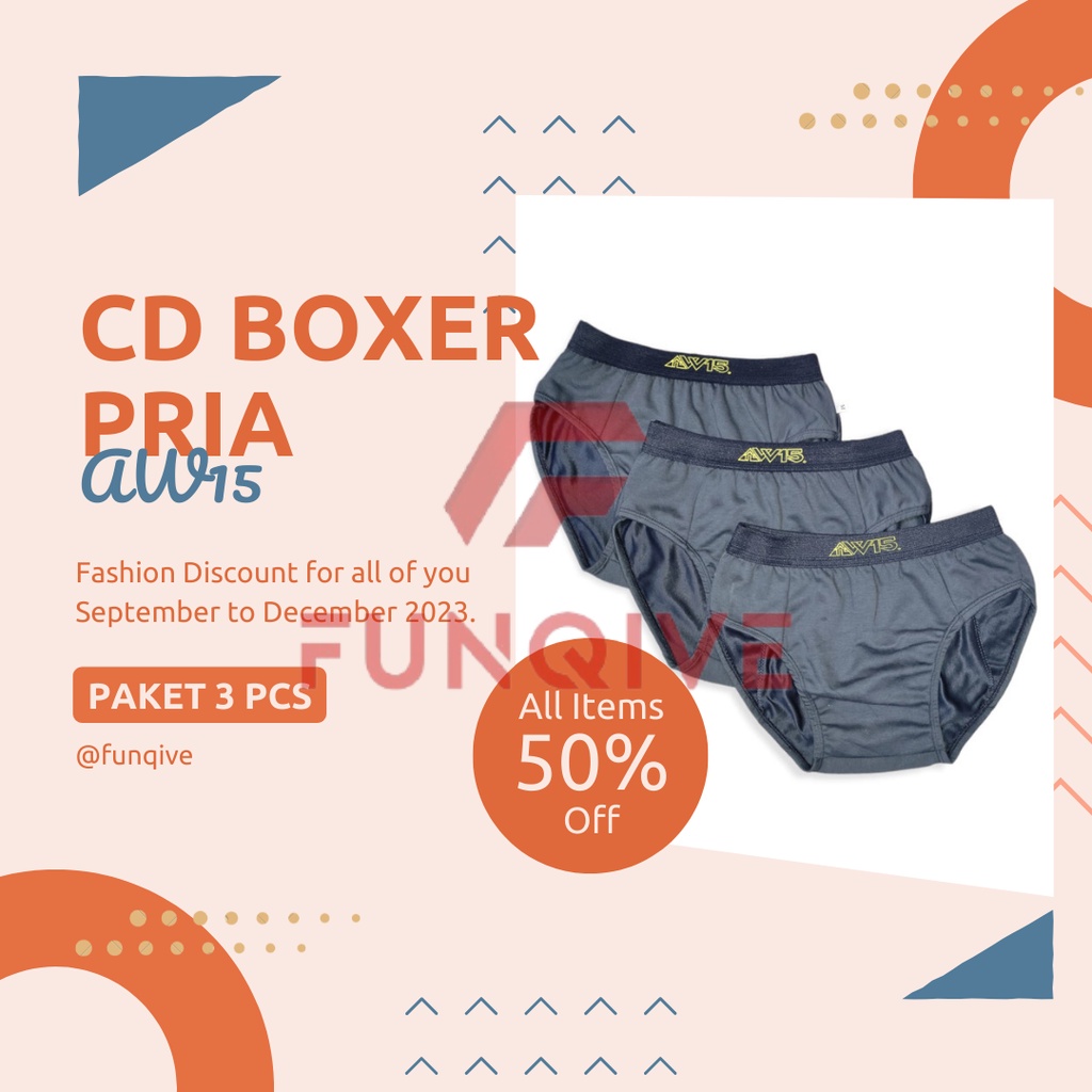 กางเกงชั้นใน BOXER สําหรับผู้ชาย แพ็กละ 3 ชิ้น | กางเกงชั้นใน สําหรับผู้ชาย | เด็กผู้ชาย | แผ่น CD A