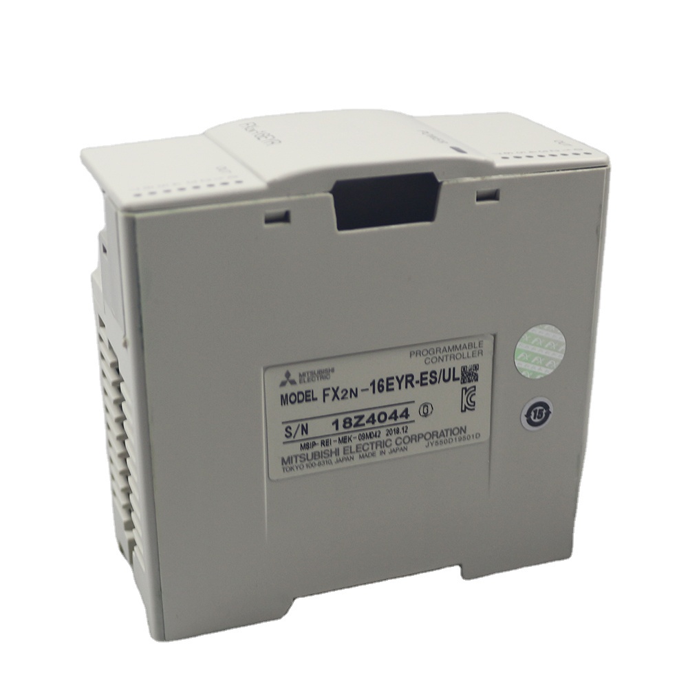 FX2N-16EYR-ESUL โมดูลต่อขยายเอาต์พุตแรงดันไฟฟ้าเป็น DC 24V จุดเอาต์พุตเป็น 16 จุดใหม่และต้นฉบับ