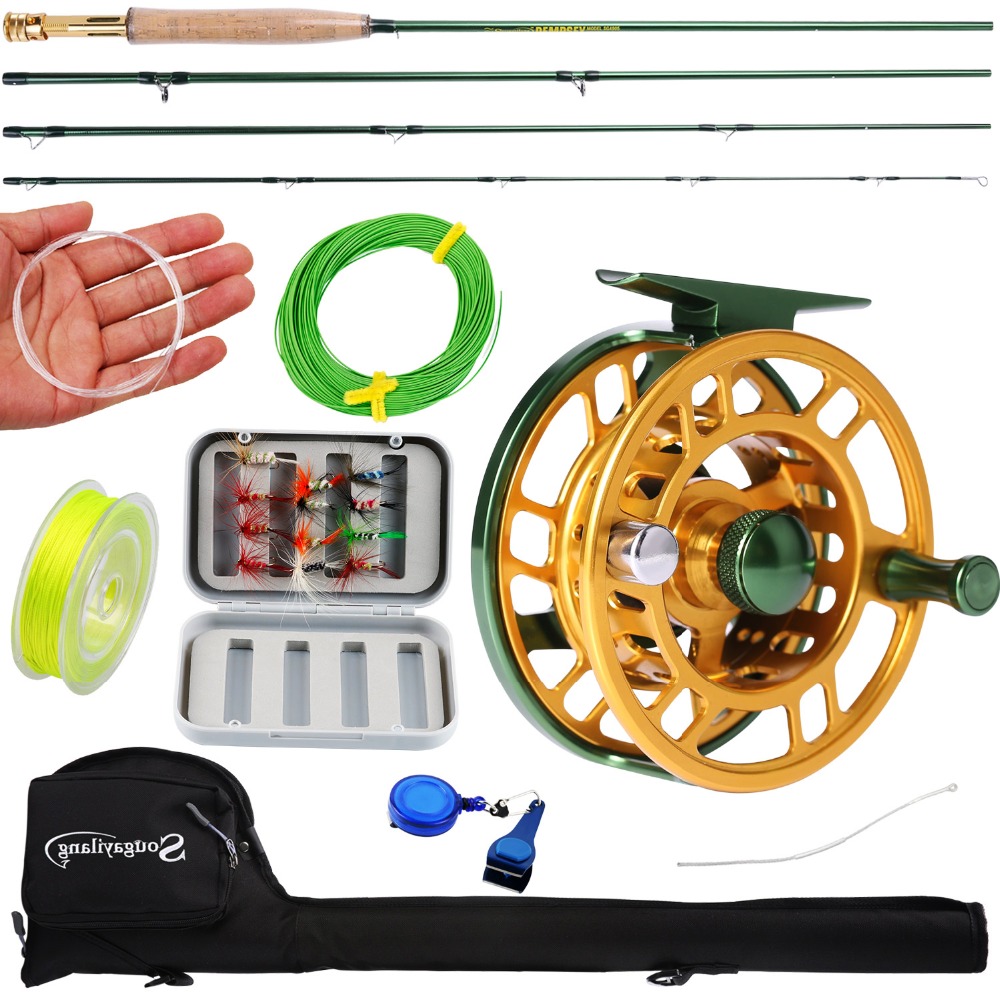 Sougayilang 2.7m Fly Fishing Rod and 5/6 Fly Fishing Reel Combos
