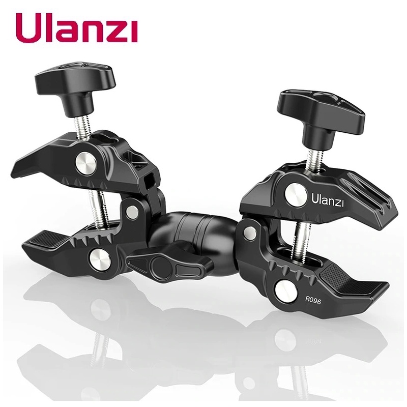 ULANZI R096 Double Super Crab Clamp Stick Handle Bar Mount Holder