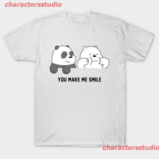 charactersstudio New เสื้อยืดพิมพ์ลาย 3 Distro YOU MAKE ME SMiLE เสื้อยืดแฟชั่น discount