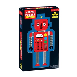 50 Pieces Shaped Character puzzle ลาย Robot