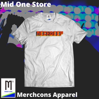 เสื้อยืดสีขาวMod66 เสื้อยืดลําลอง แขนสั้น คอกลม พิมพ์ลาย BAND NECKDEEP TAG MERCHCONS SIZE Outdoor DISTROS-4XL