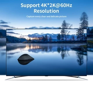 Acasis สวิตช์ USB HDMI KVM 2 In 1 Out 4K60Hz HDMI Switcher และ Extended 4 พอร์ต USB3.0 Hub กล่องแชร์แมนนวล พร้อมสาย USB HDMI 2.0 สําหรับคอมพิวเตอร์ PC แล็ปท็อป มอนิเตอร์