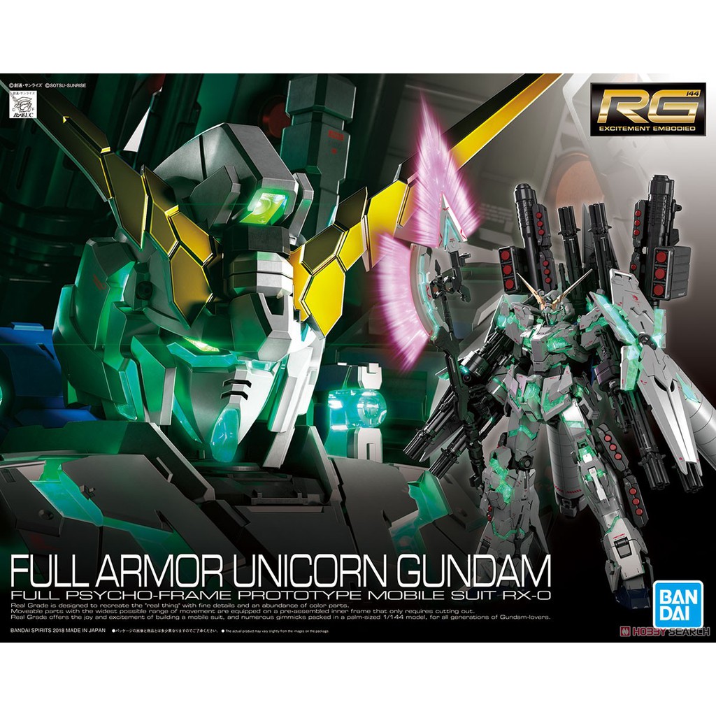 4573102555861 BANDAI RG 1/144 030 RG 30 Full Armor Unicorn Gundam