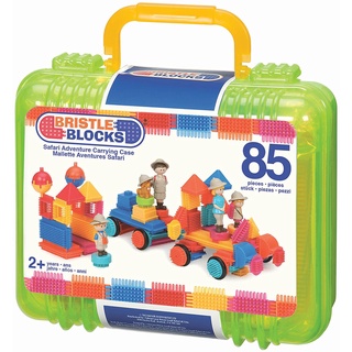 Bristle Blocks Case Safari 85pcs - ชุดบล็อกตัวต่อ 85 ชิ้น ในกล่องพลาสติก