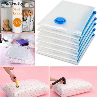 Roswetty Strong Vacuum Storage Space Saving Bags Vac Bag Space Saver Vaccum Vacum Bag Lot VN