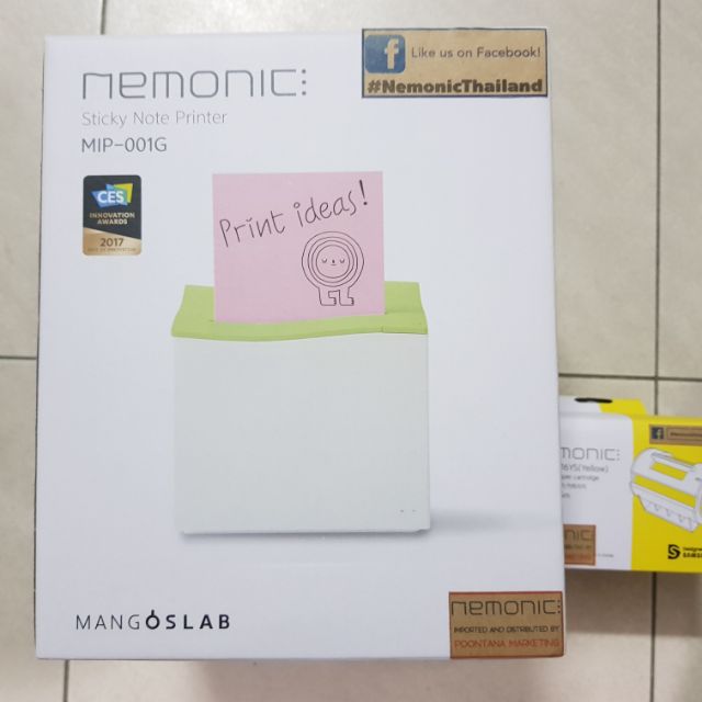 Nemonic sticky note printer มือ 1 พร้อมกระดาษพิมพ์