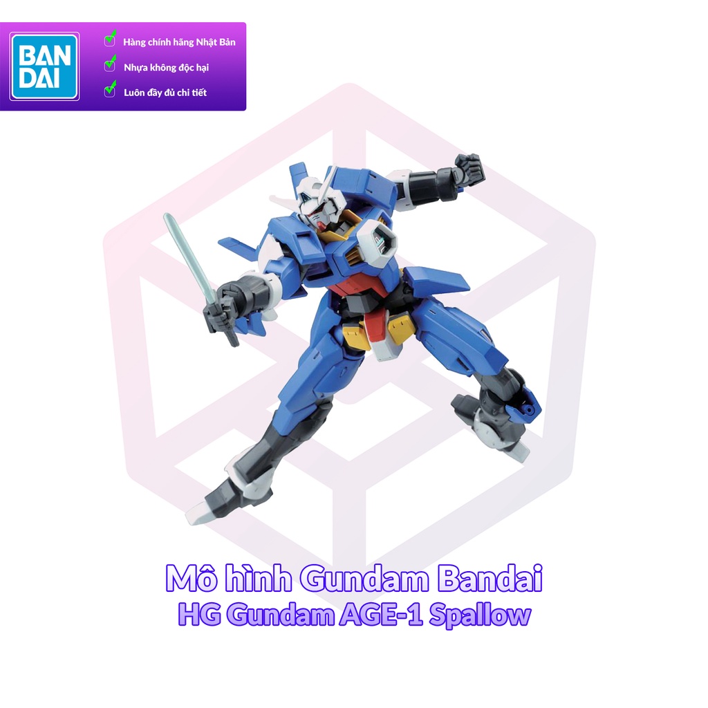 กันดั ้ มรุ ่ น Bandai HG Gundam AGE-1 Spallow 1 /144 [GDB ] [BHG ]