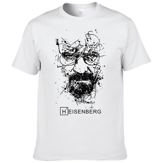 ใหม่ เสื้อยืดลําลอง แขนสั้น พิมพ์ลาย Breaking Bad Heisenberg Camisetas Hombre แฟชั่นสําหรับผู้ชาย #191