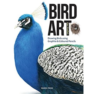 Bird Art : Using Graphite and Coloured Pencils หนังสือภาษาอังกฤษมือ1(New) ส่งจากไทย