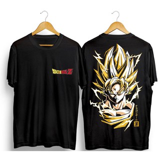 D61 SUPER SAYAN GOKU DRAGON BALL Z เสื้อยืดลําลอง สําหรับผู้ชาย แขนสั้น พิมพ์ลาย POROROSHOPPE