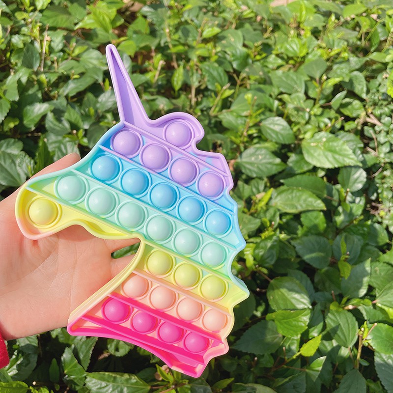 Rtส่งจากไทย ของเล่นกดปุ่ม pop itถูกๆ pop it สายรุ้ง รูปที่ 3