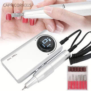 Capricorn315 💅💅 35000Rpm เครื่องขัดเล็บไฟฟ้า แบบพกพา ชาร์จไฟได้ 💡พร้อมส่ง💡