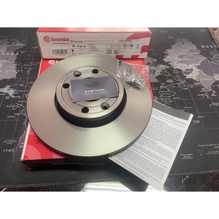 09 9078 11 จานเบรค ล้อ F (ยี่ห้อ BREMBO) รุ่น UV NISSAN Almera 1.2 ปี2012, Note ปี 2017-&gt;