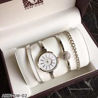 พร้อมส่ง นาฬิกาข้อมือผู้หญิง Anne Klein AK01 Womens Set หรูหรา ดูแพง