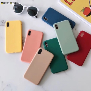 Vivo Y20 Y20s Y20i Y12s V19 เคสโทรศัพท์ สีแคนดี้ สีสัน เรียบ แมตต์ สด เรียบง่าย น่ารัก ซิลิโคนนิ่ม TPU เคส