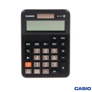 เครื่องคิดเลข สีดำ CASIO รุ่นMX-12B Digit12หลัก ขนาดกะทัดรัด