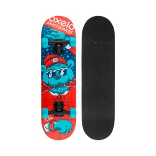 สเก็ตบอร์ดสำหรับเด็ก อายุ 3 -​7 ปี สเก็ตบอร์ดเด็ก OXELO Play 3 Bear Kids Skateboard - Blue สเก็ตบอร์ด